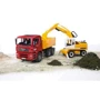 Автомодель Bruder Самоскид-вантажівка МАN та Екскаватор Liebherr 1:16 Bruder (02751): Тип строительная техника