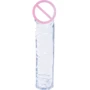 Фаллоимитатор Crystal Jellies 8" Classic, 20х4 см, прозрачный