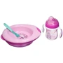 Набір дитячого посуду Chicco Meal Set 6 м+ рожевий (16200.11)