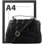 Женская сумка-сэтчел Valiria Fashion черная (5DETAA9245-black): Застежка Магнитная
