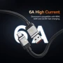 Кабель Baseus USB Cable to USB-C CoolPlay Series Fast Charging 100W 1m Black (CAKW000601) фото 7