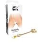 Зажим для клитора Art of Sex - Clit Clamp Butterfly, золото