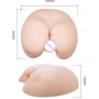 Мастурбатор с вибрацией, подогревом и звуковым сопровождением BAILE - Vagina and Аss (BM-009023S)