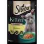 Вологий корм для кошенят Sheba Kitten з куркою в соусі 28х85 г (4770608264567): Вага упаковки 2380 г