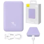 Внешний аккумулятор Baseus Power Bank 10000mAh Mini Magnetic Wireless 20W Purple (PPCX110105) фото 8