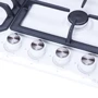Варочная поверхность газовая Perfelli HGM 61624 WH: Количество конфорок 4