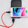 Кабель Hoco USB Cable to Lightning X21 Plus 2.4A 3m Black/Red фото 4
