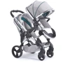 Универсальная коляска iCandy Peach Chrome Dove/Grey, цвет серый: Возможность установки люльки есть