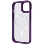 Чехол для iPhone Proove Clear Essence Case with Magnetic Ring Deep Purple for iPhone 17