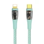 Кабель WIWU Cable USB C to Lightning 20W 1.2m Green (TM01)