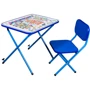 Детская парта со стульчиком Ommi Тачки Синяя (00-00143541)