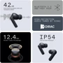 Наушники CMF by Nothing Buds Black: Дополнительно Совместимость с Apple, Совместимость с Android, регулятор громкости, влагозащита, TWS наушники