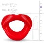 Силіконова капа-розширювач для рота у формі губ / капа-губи XOXO Blow Me A Kiss Mouth Gag - Red