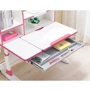 Парта GT Racer DS-1603 Pink: Глубина, см 98