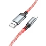 Кабель Hoco USB Cable to Lightning U112 2.4A 1m Gray: Тип USB Cable - Lightning