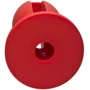 Силиконовая анальная пробка Doc Johnson Kink Lube Luge Premium Silicone Plug 4", 9х3,81 см, красный