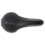 Сідло Selle Royal SCIENTIA A2 Athletic, 3D skingel, оббивка Black gummy / Black mokka, 289х144мм, 390г, рейли сталь + Curva suspension, unisex, чорне: Анатомічна виїмка Есть