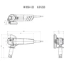 Болгарка (Угловая шлифмашина) Metabo W 850-125 (603608010): Тип машины угловая