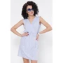 Платье FashionUp PL-1630C-42 42 голубое повседневное до середины бедра: Состав Полиэстер, Шелк, Эластан