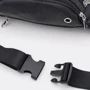 Чоловіча поясна сумка Keizer чорна (K10429bl-black): Фактура Матовая, Зернистая