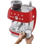 Кофеварка Smeg EGF03RDEU: Объем резервуара для воды, л 2.4