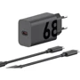 Зарядное устройство Motorola Wall Charger USB-C 68W with USB-C Cable Black (PG38C06281): Кабель в комплекте USB-C