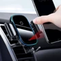 Держатель Baseus Car Holder Wireless Charger Light Electric 15W Black (WXHW03-01) фото 11