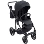 Коляска 2 в 1 Adamex Zico Lux TK-53 черный (680772): Материал колес EVA