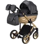 Коляска 2 в 1 Adamex Chantal Star Polar (Gold) кожа 100% Star 109 (624854): Тип коляски универсальная коляска (2-в-1)