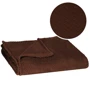 Плед Springos Extra Soft 130x180 см коричневый (HA7135): Материал полиэстер