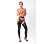 Леггинсы с открытыми бедрами Noir Handmade F323 Rebel wetlook chaps Black, XXL