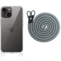 Чехол для iPhone Epic TPU Transparent with Straps Fog for iPhone 15