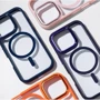 Чехол для iPhone Proove Clear Essence Case with Magnetic Ring Gray for iPhone 16 Pro Max: Материалы Пластик и силикон