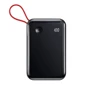 Зовнішній акумулятор Baseus Power Bank 10000mAh Mini S Digital Display 3A з USB-C Cable Black (PPXF-A01): Кількість USB 3