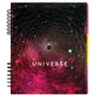 Комплект блокнотов "Universe" 170х205 мм, евроспираль, 120 листов, 3 пластиковых разделителя, клетка, 5 шт. (O20345) фото 1