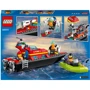 LEGO City Спасательный пожарный катер (60373): Серия City