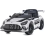 Дитячий електромобіль Bambi Mercedes-Benz AMG GT3 білий (M 5112EBLR-1)