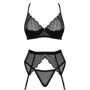 Комплект Obsessive Chemeris 3-pcs set Black, M/L