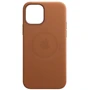 Чехол для iPhone Apple Leather Case with MagSafe Saddle Brown (MHK93) for iPhone 12 mini: Материалы кожа