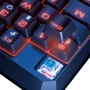 Клавиатура Baseus GAMO One-Handed Gaming Keyboard Black (GMGK01-01): Тип клавиш мембранный