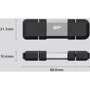 USB-флешка Silicon Power 128GB Mobile C51 USB 3.2+USB-C (SP128GBUC3C51V1S): Вес 13 г