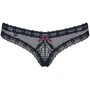 Эротические трусики с кружевом и подвеской Obsessive 820-PAN-1, S/M