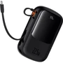 Внешний аккумулятор Baseus Power Bank 20000mAh Qpow Pro FC 22.5W Black (P10067103113-00): Встроенный кабель USB Type-C
