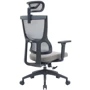 Офісне крісло OfficePro Elegant (OC600-B-DG-DG): Матеріал корпусу пластик, метал