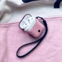 Чехол для наушников COTEetCI AP8 Armor Case with Belt Pink/Black (CS8123-PB) for Apple AirPods фото 2