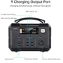 Зарядная станция Choetech 500W 134400mAh 484Wh Black (BS004): Количество USB 6