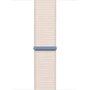 Apple Watch Series 9 45mm GPS Starlight Aluminum Case with Starlight Sport Loop (MR983) : Размер 45mm