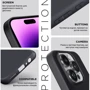Чохол для телефона ArmorStandart Matte Slim Fit Camera cover Black для Motorola Edge 50 5G (ARM81707): Матеріал TPU (термополиуретан)