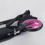 Самокат алюминиевый Best Scooter с PU колесами, 2 аммортизаторами Black/Pink (92085): Максимальная допустимая нагрузка, кг 100