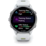 Смарт-годинник Garmin Forerunner 970 Titanium with Whitestone Case and Whitestone/Translucent Amp Yellow Band (010-02969-11): Матеріал ремінця Силикон